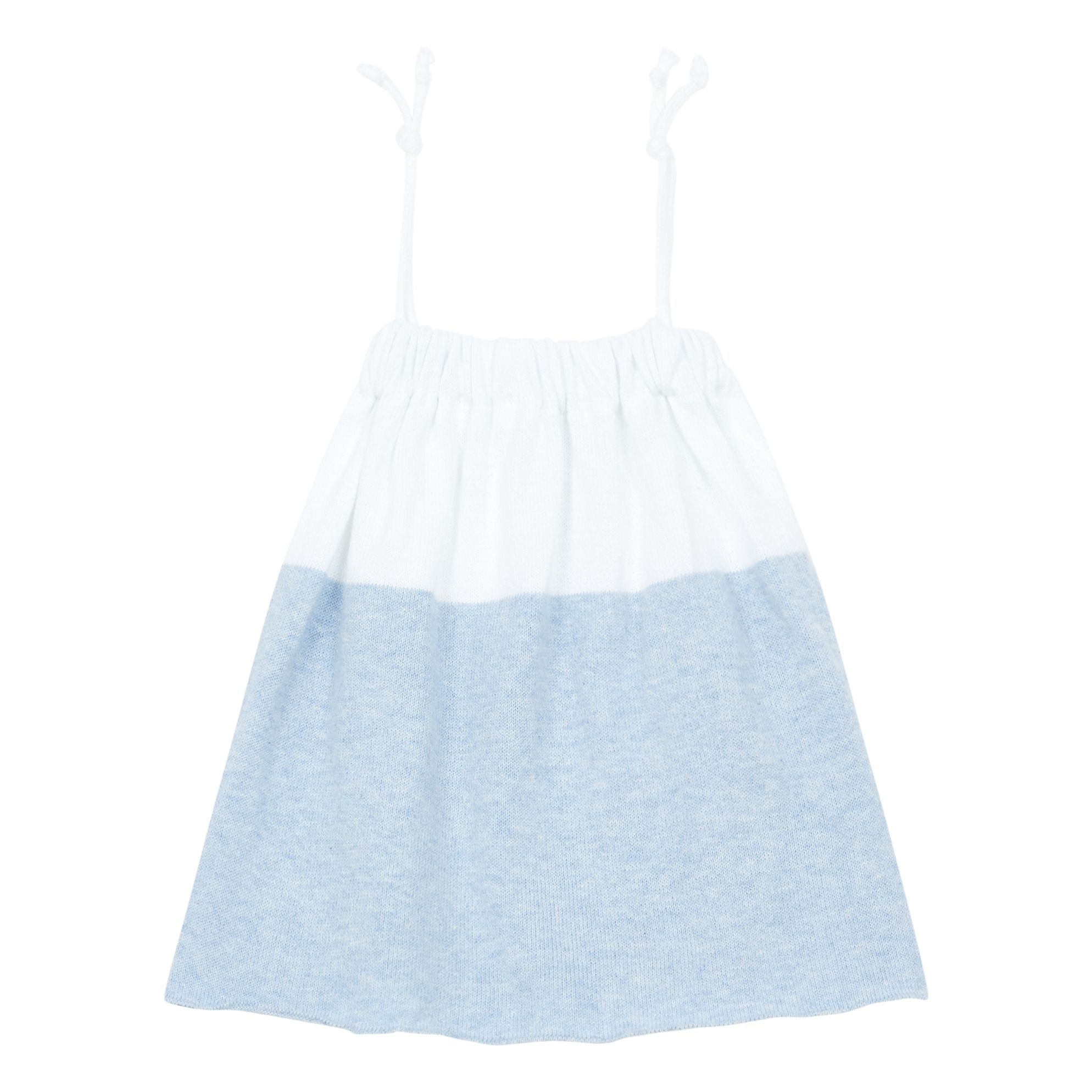 Pequeno Tocon - Top Bicolore - Fille - Bleu