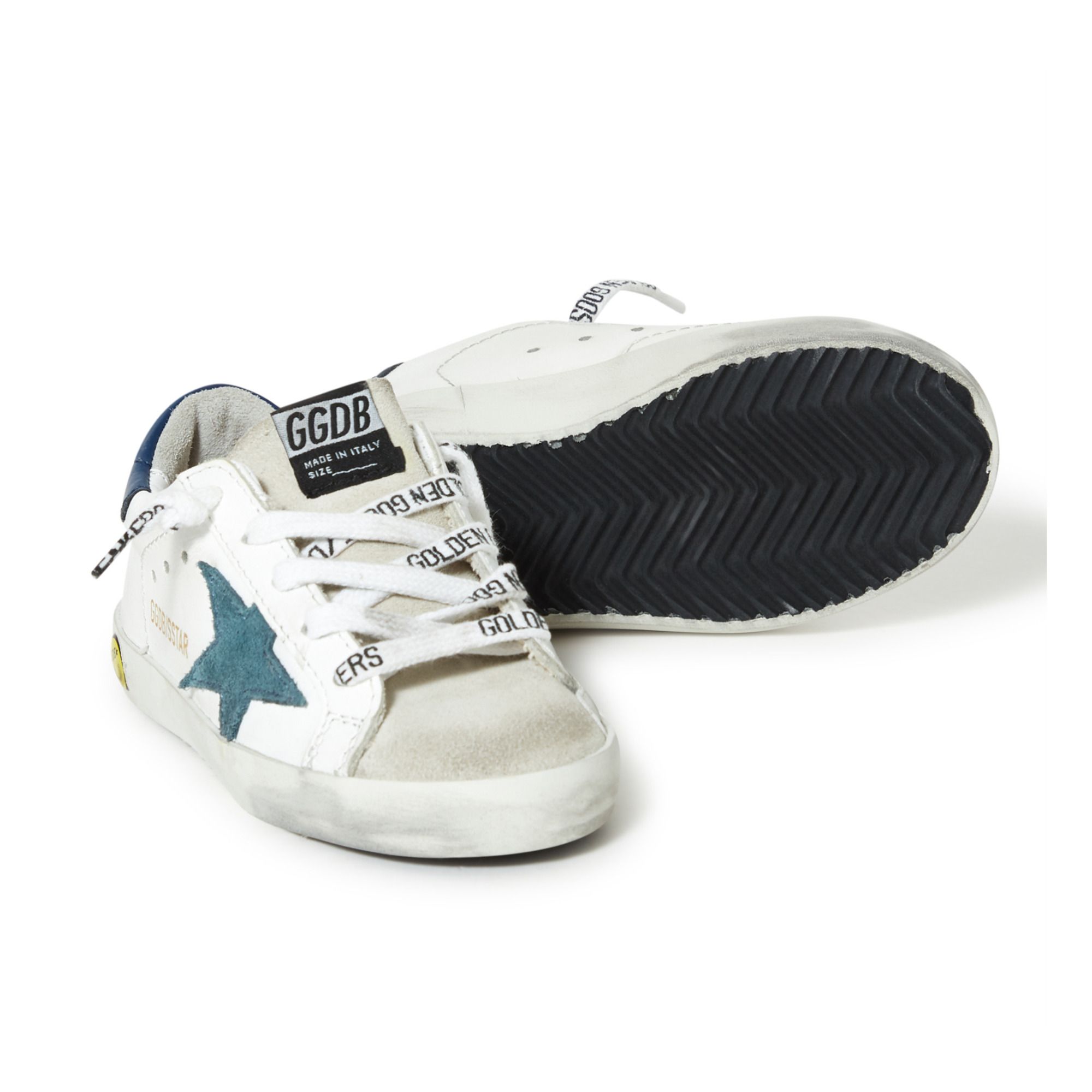 superstar bleu marine en daim