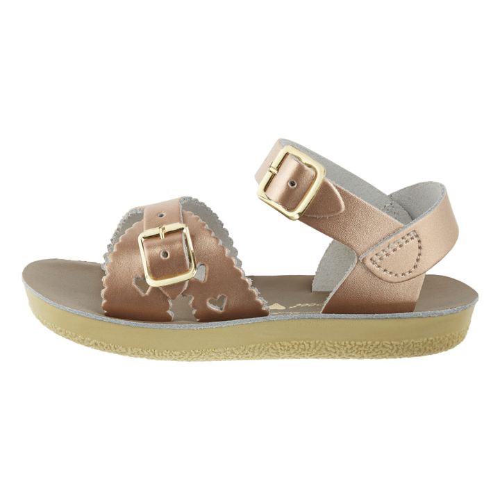 Sandalen aus Leder Waterproof Sweetheart | Rotgold- Produktbild Nr. 6