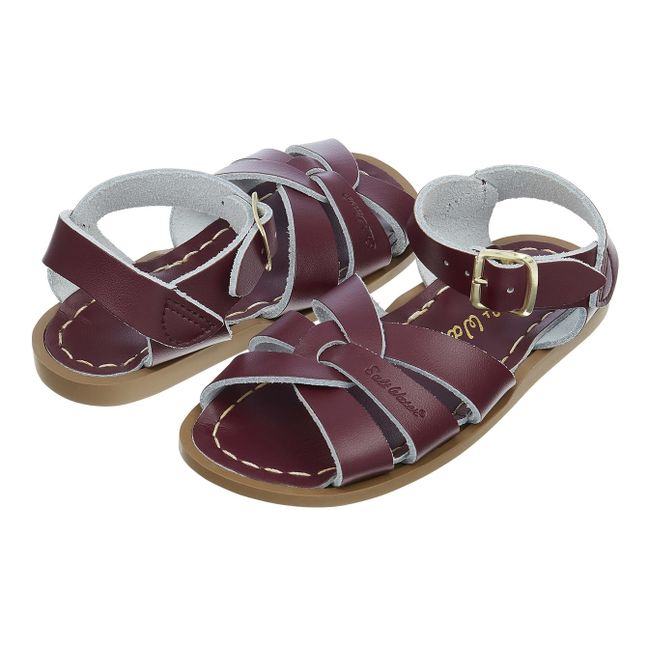 Sandalen aus Leder Waterproof Original | Burgunderrot