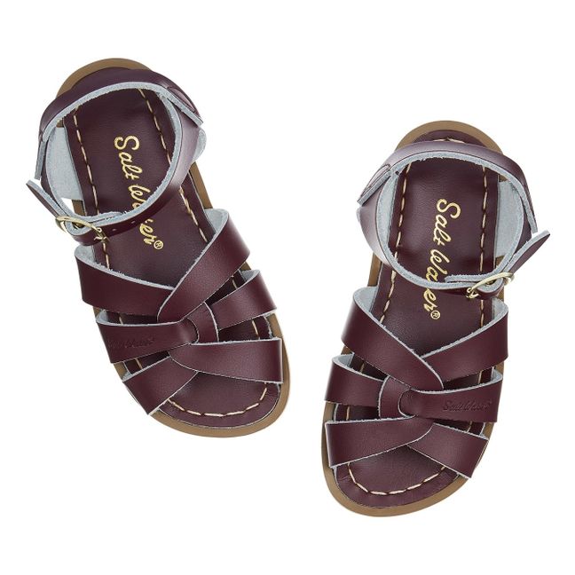 Sandalias Cuero Waterproof Original | Burdeos