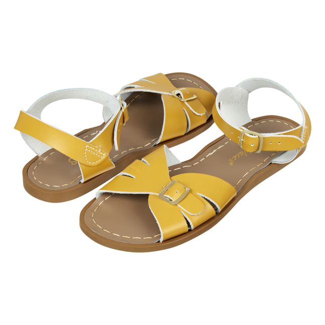 Sandalias Cuero Waterproof Classic | Amarillo Mostaza