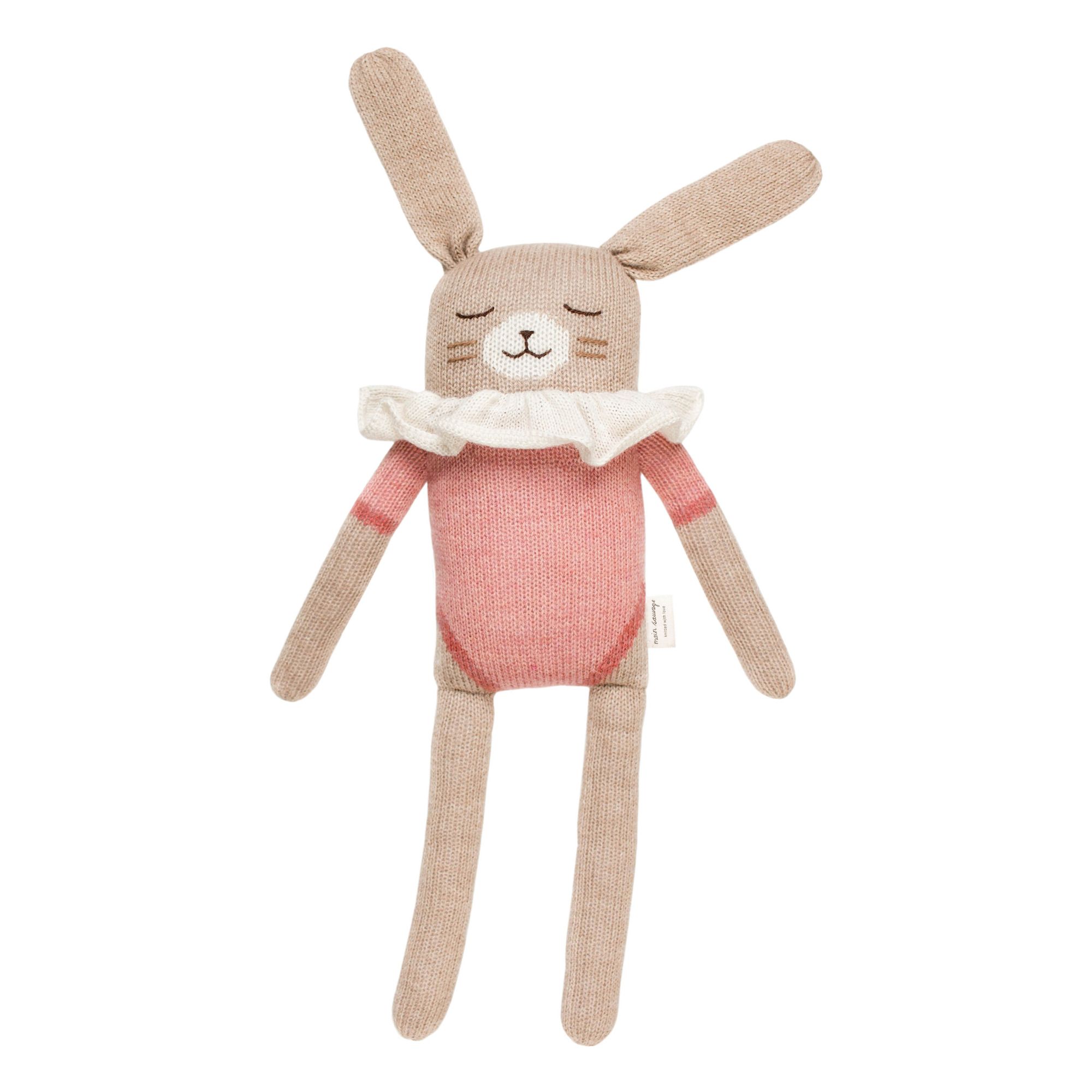 Bunny Knit Toy Pink- Product image n°0