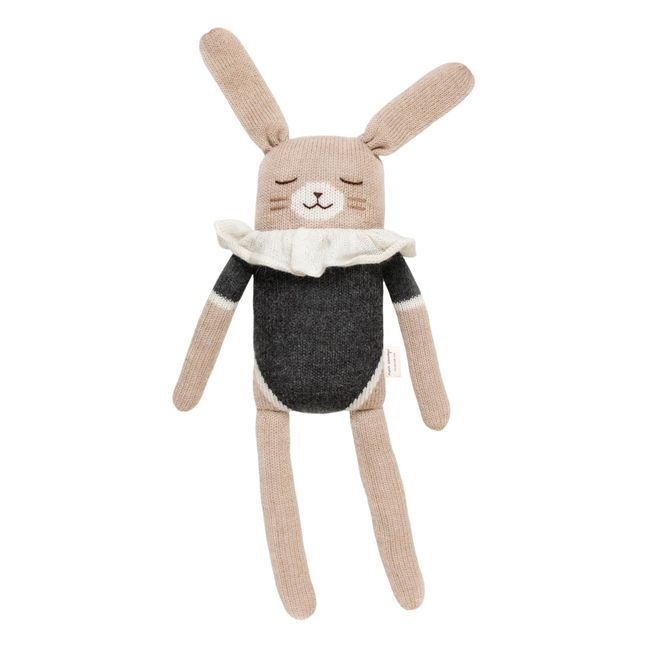 Bunny Knit Toy Black