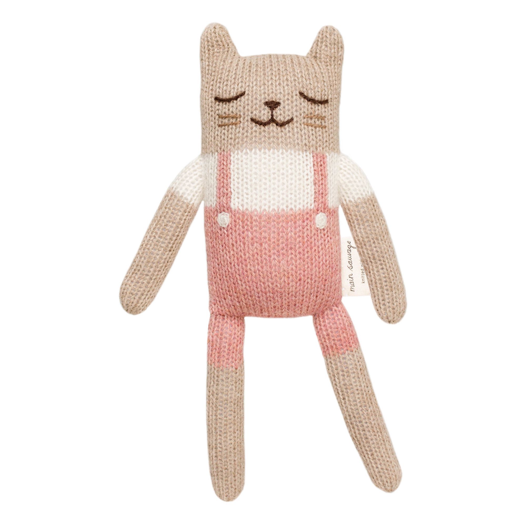 Main Sauvage - Doudou Chat - Rose