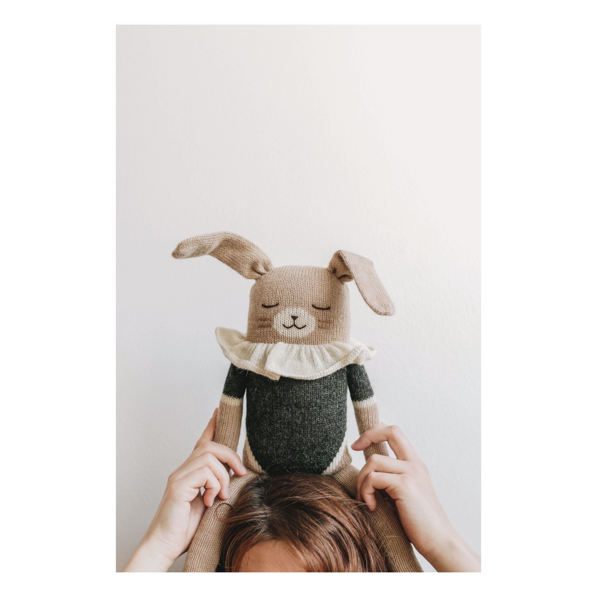 Bunny Knit Toy Black- Product image n°3