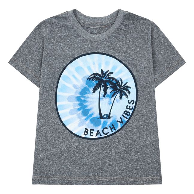 T-shirt Beach Vibes Gris