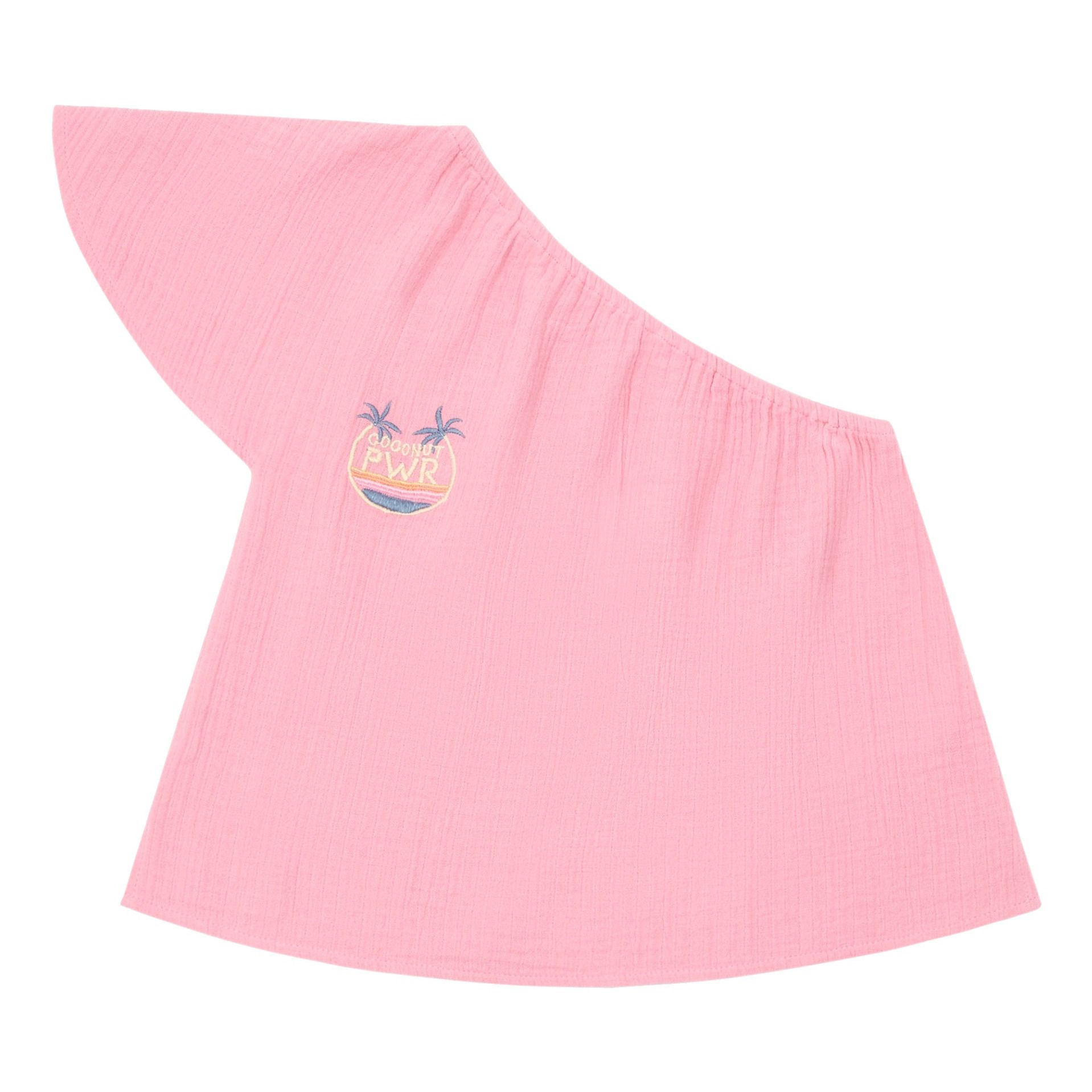 Hundred Pieces - Top Gaze De Coton - Fille - Rose