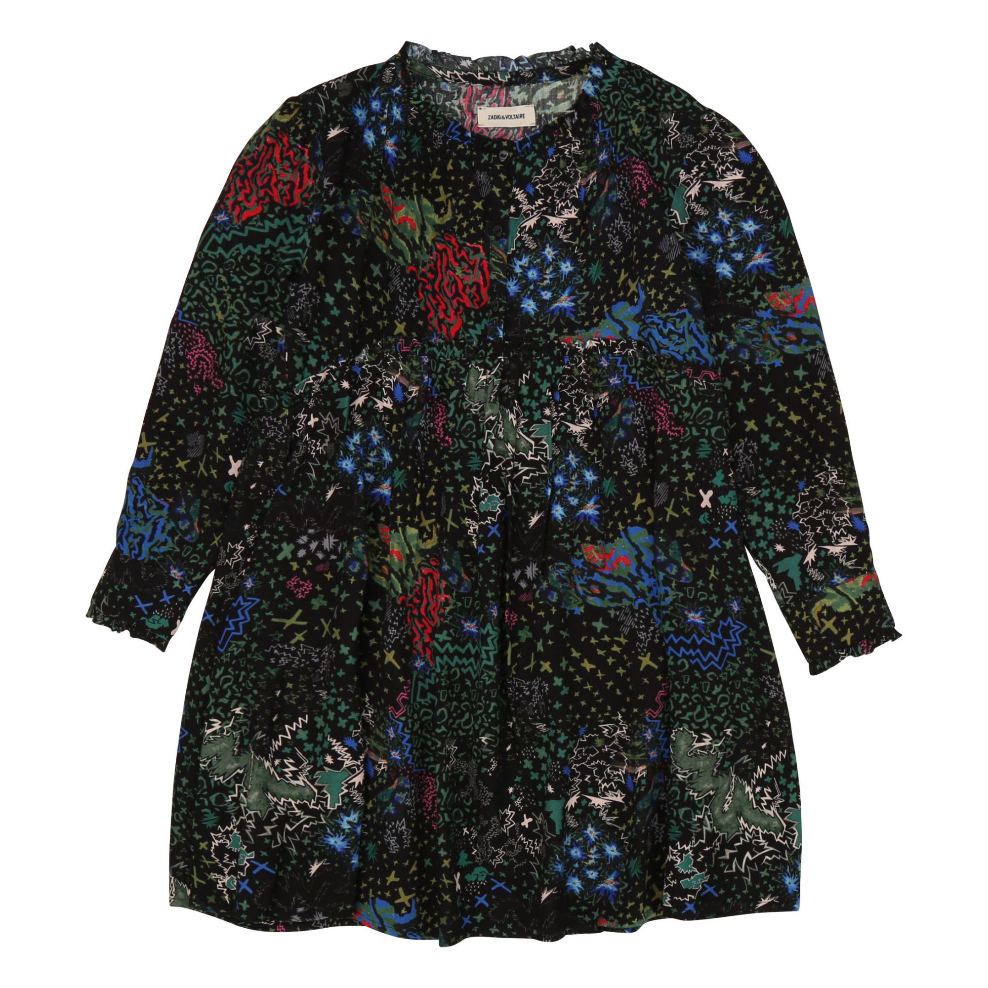 Zadig & Voltaire - Robe Imprimée - Fille - Noir