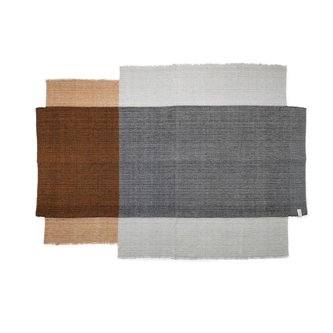 Teppich Nobsa aus Wolle | Grau