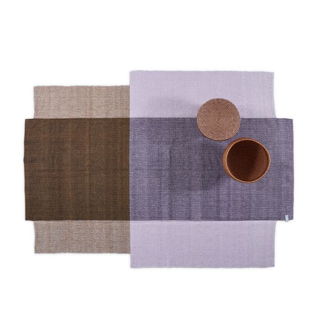 Teppich Nobsa aus Wolle | Rosa