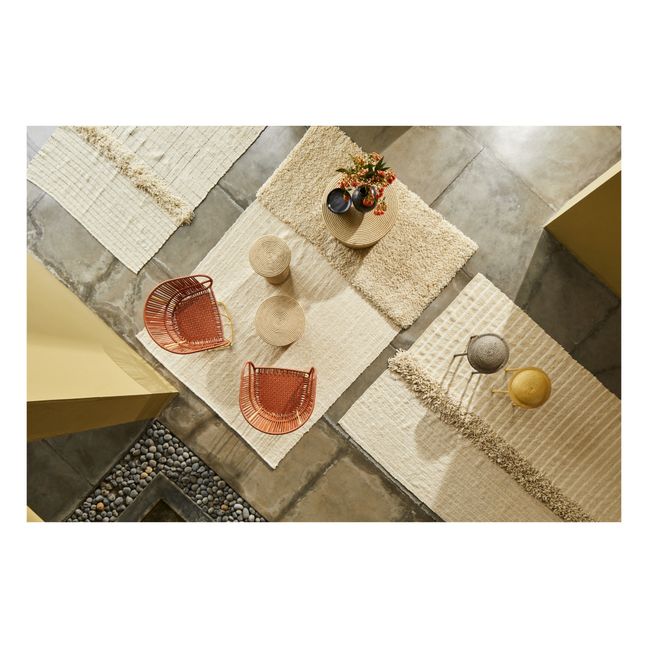 Alfombra Subas de lana | Beige