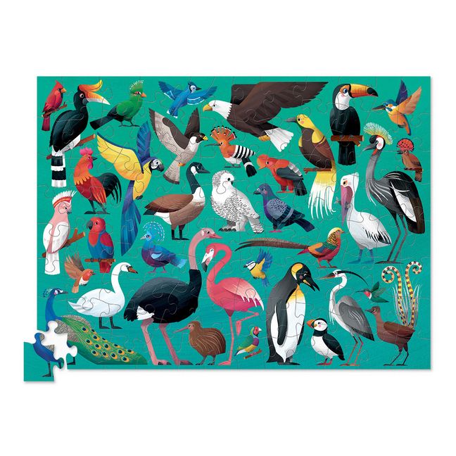 Puzzle die Vögel - 100-teilig