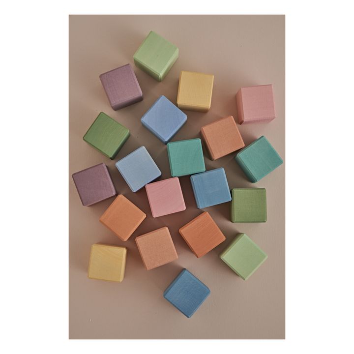 Cubes en bois - 20 pièces- Image produit n°1