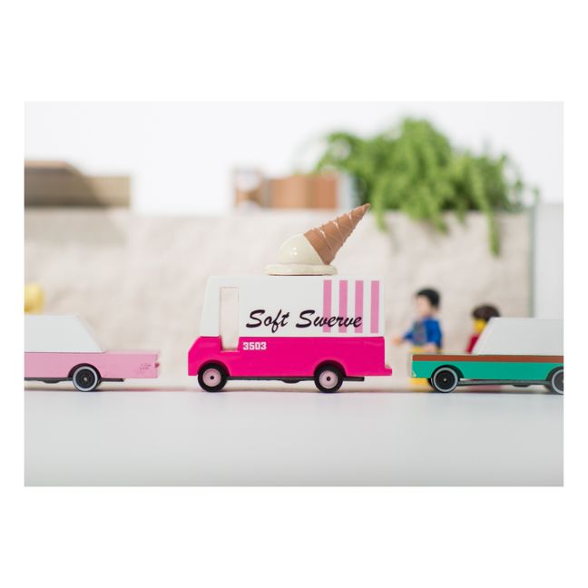 Voiture Ice Cream en bois