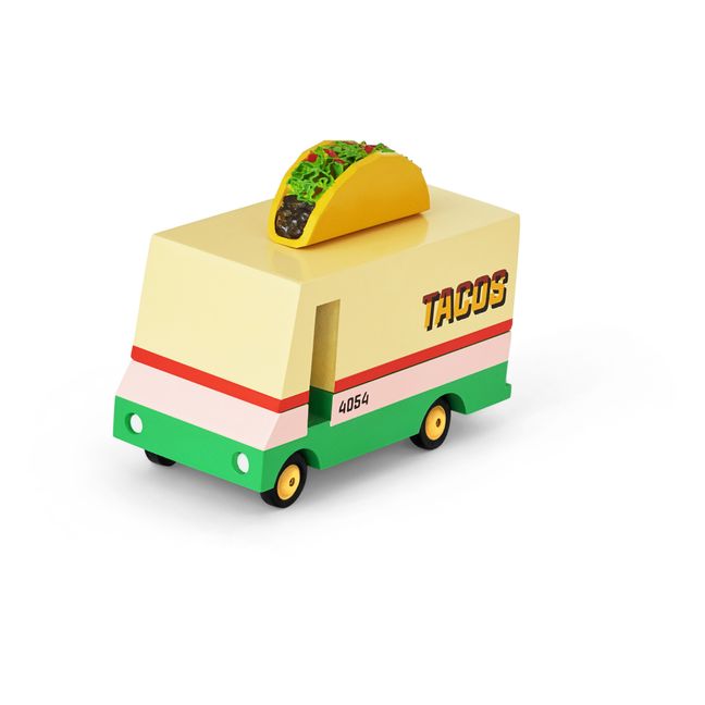 Voiture Tacos en bois
