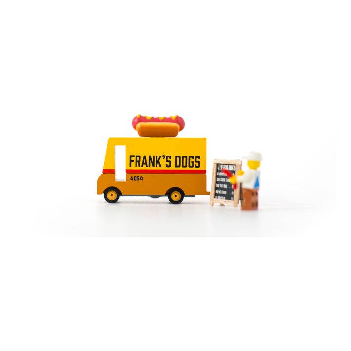 Hotdog-Wagen aus Holz- Produktbild Nr. 1