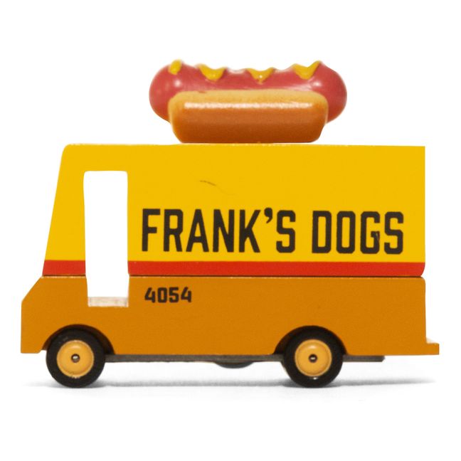 Food Truck Hot Dog de madera