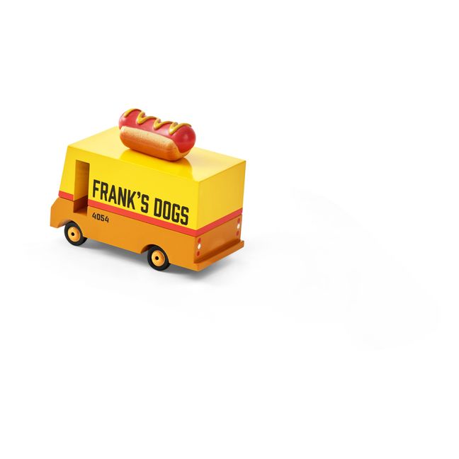 Hotdog-Wagen aus Holz