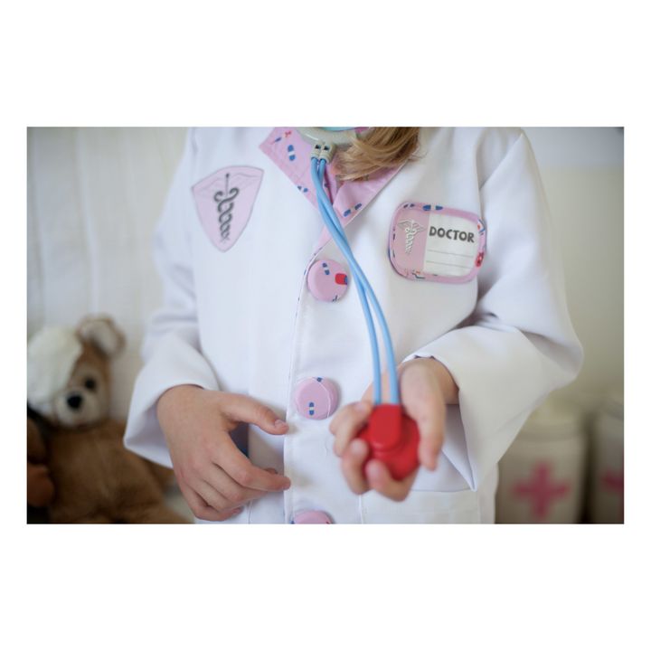 Déguisement de docteur rose, GREAT PRETENDERS  La Boissellerie Magasin de  jouets en bois et jeux pour enfant & adulte