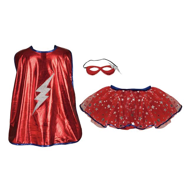 Disfraz de Superhéroes - Tutú, capa y máscara