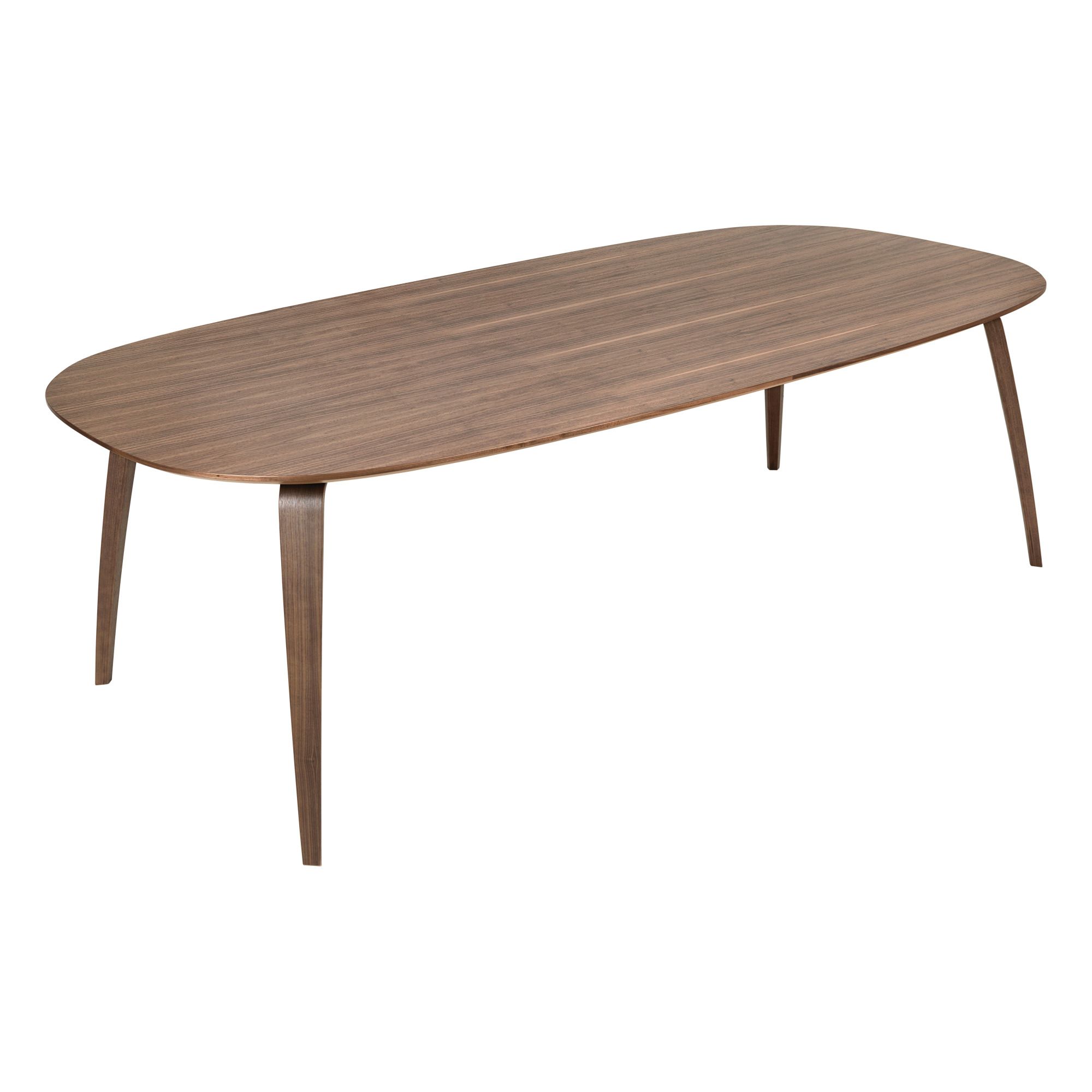 Gubi - Table elliptique 230x120 cm, Komplot Design, 2013 - Noyer
