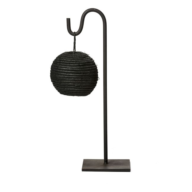 Lampenmast aus Metall - 50 cm Schwarz