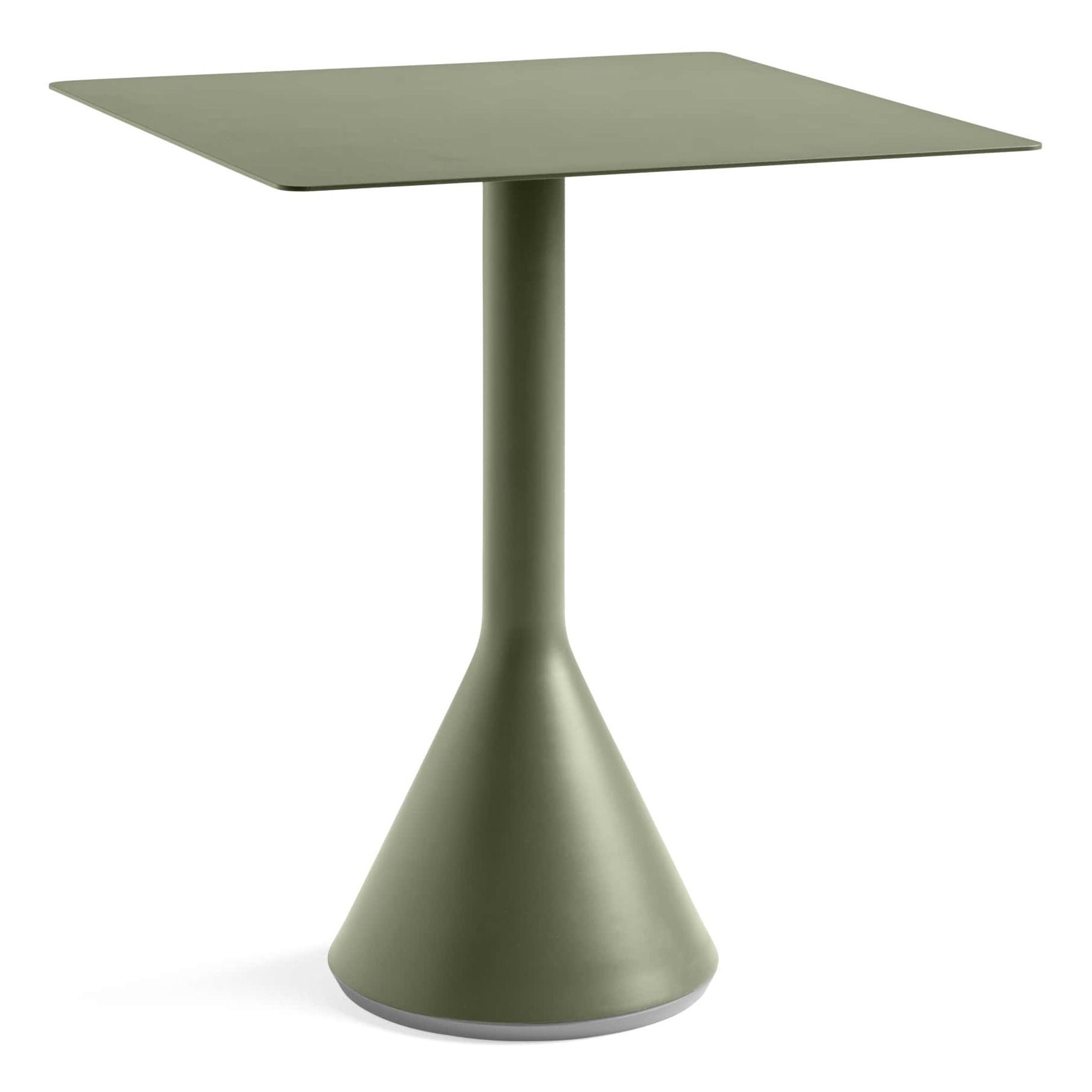 Hay - Table Cone Palissade R&E Bouroullec - 65x65 cm - Vert olive