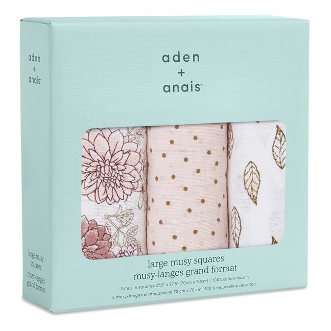 Musy-langes Dahlia - Pack de 3 | Rose