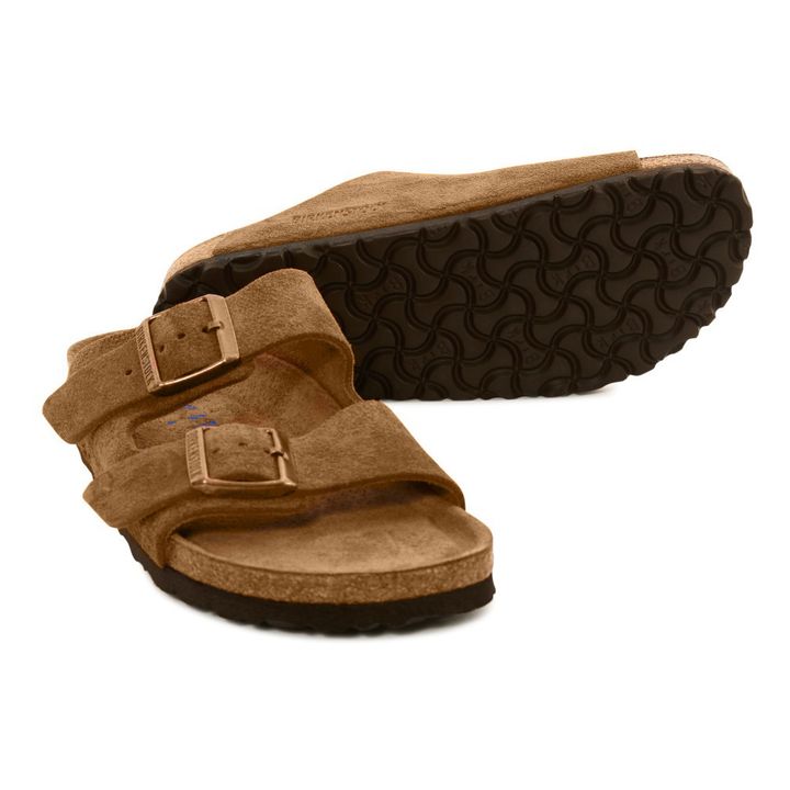BIRKENSTOCK - Arizona Suede Sandals - Camel
