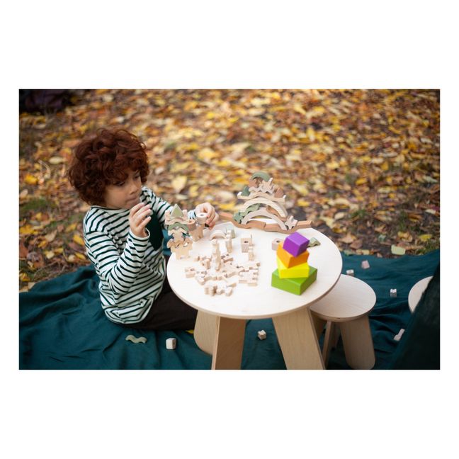 Juego de equilibrio de madera | Verde