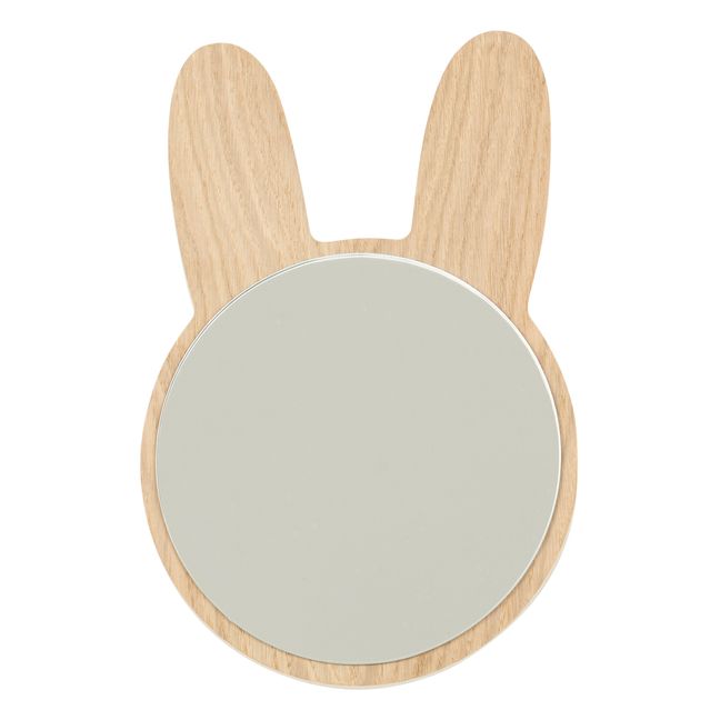 Rabbit Wooden Mirror