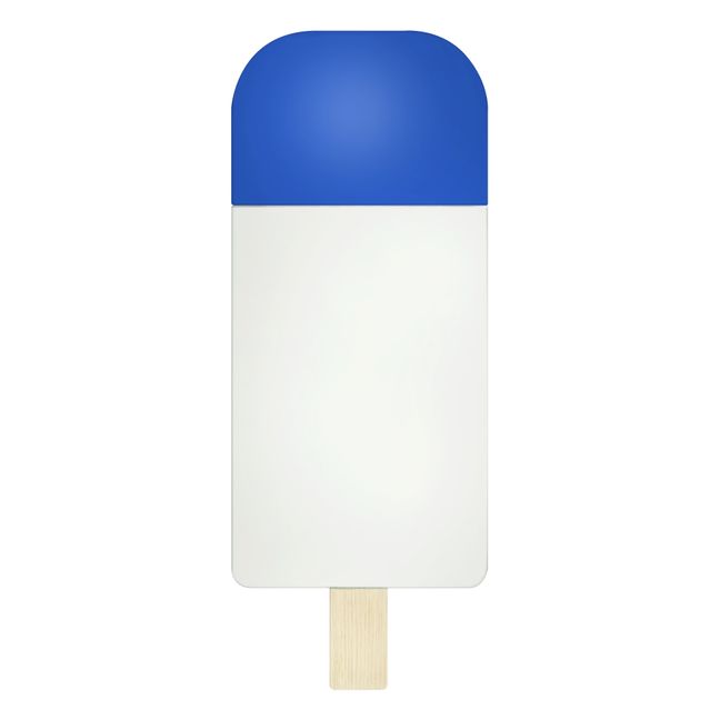 Miroir Ice Cream par Tor & Nicole Vitner Servé - 22x57 cm | Bleu