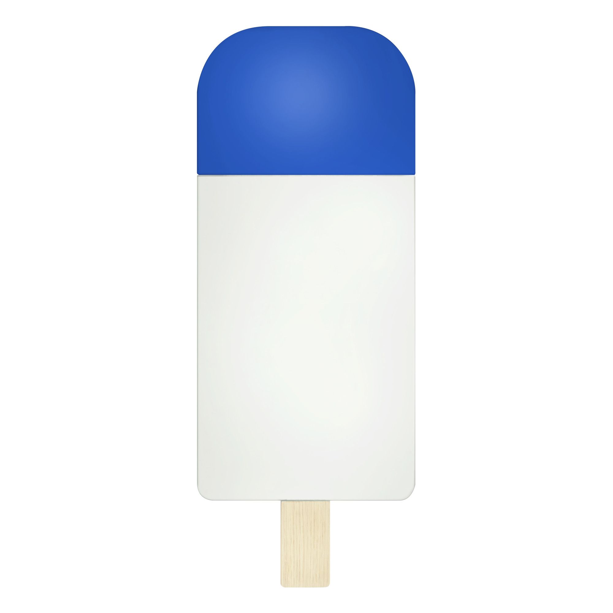 EO - Miroir Ice Cream par Tor & Nicole Vitner Servé - 22x57 cm - Bleu