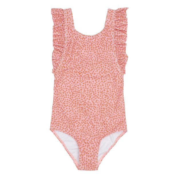 pale pink one piece swimsuit