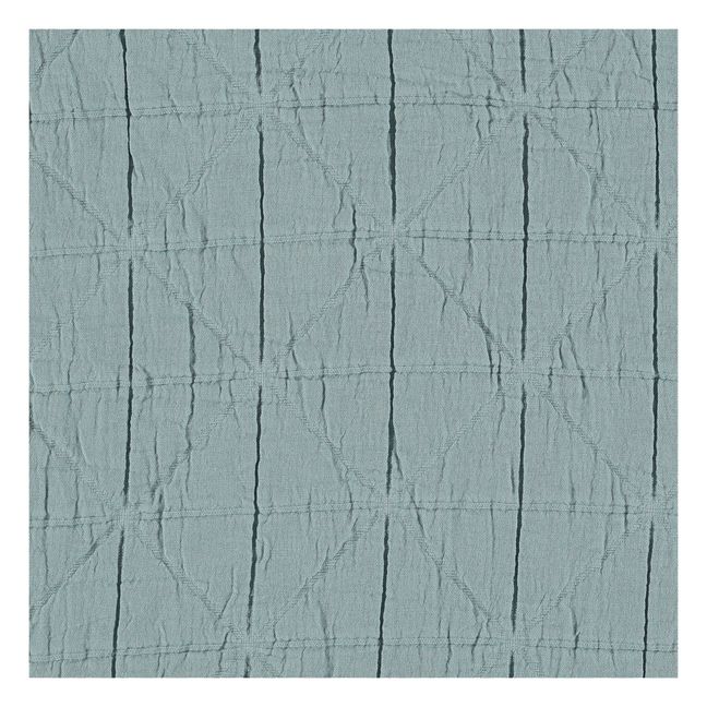 Diamond Soft Cotton Blanket | Light blue