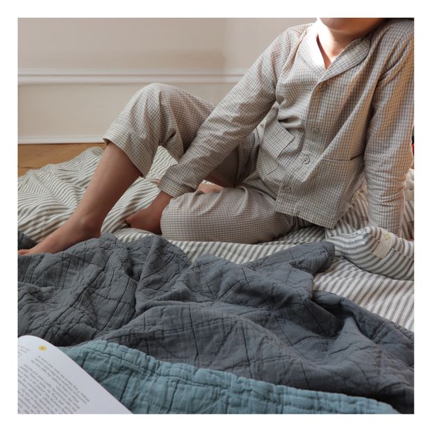 Diamond Soft Cotton Blanket Grey Diamond Soft Organic Cotton Blanket