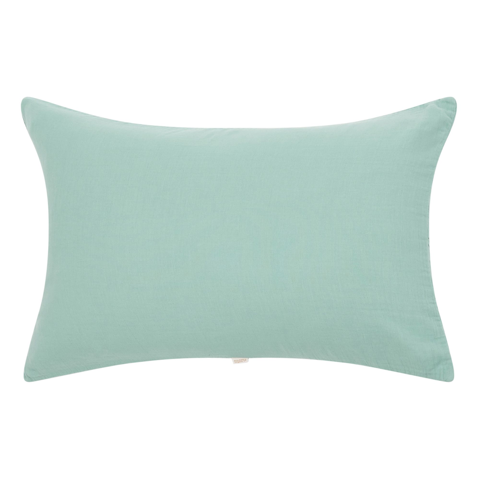 Orge Muslin Pillowcase Blue Poudre Orge Muslin Pillowcase Blue Poudre