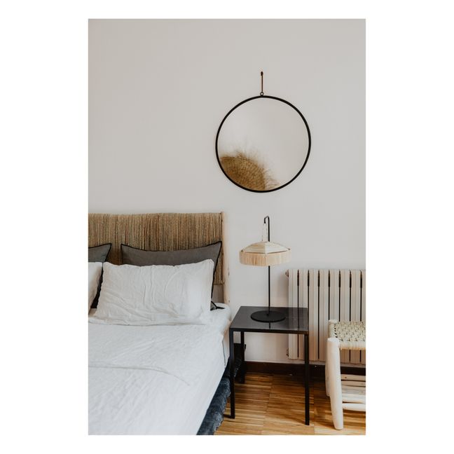 Soporte de lámpara metálico - 55 cm | Negro