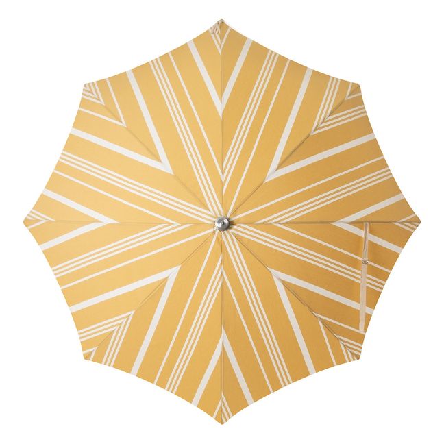 Premium Fringe Beach Umbrella Yellow