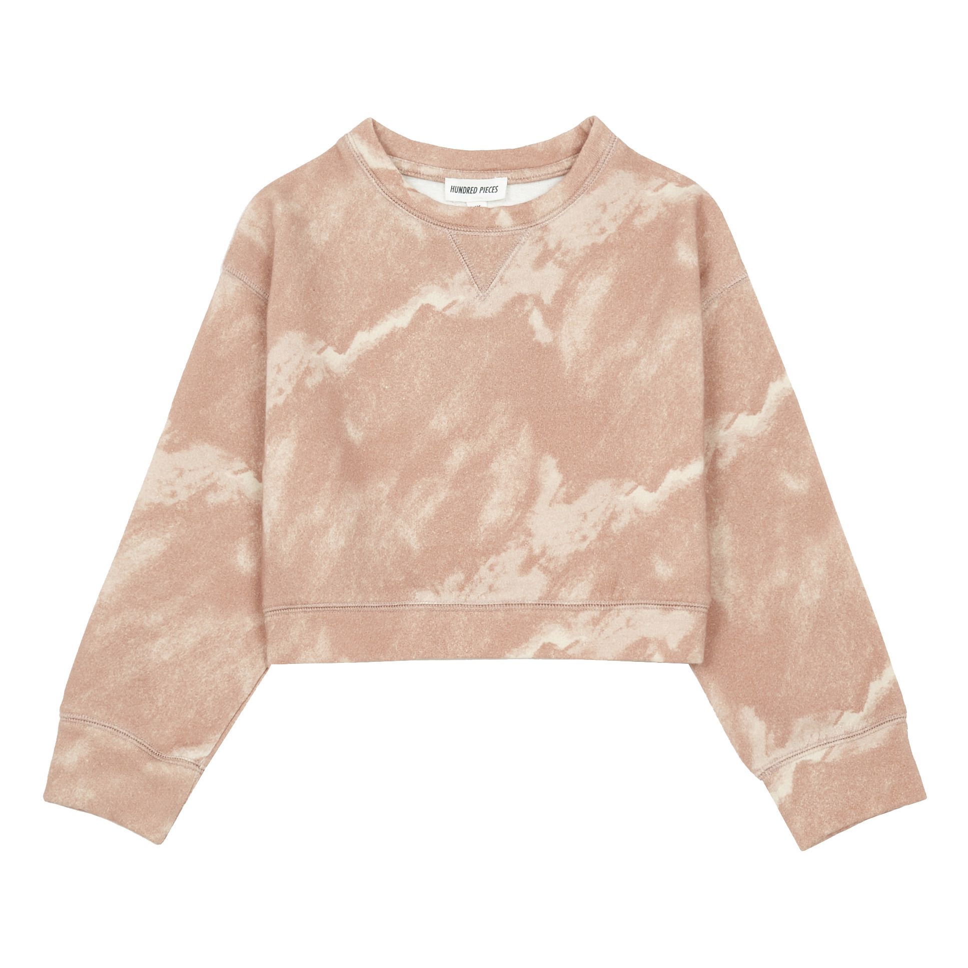 Hundred Pieces - Sweat Coton Bio Tie&Dye - Fille - Rouille