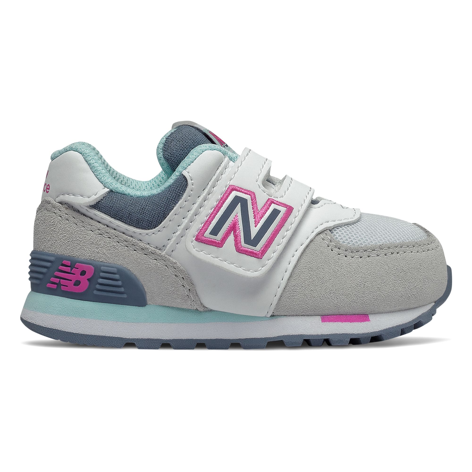 new balance 574 velcro trainer