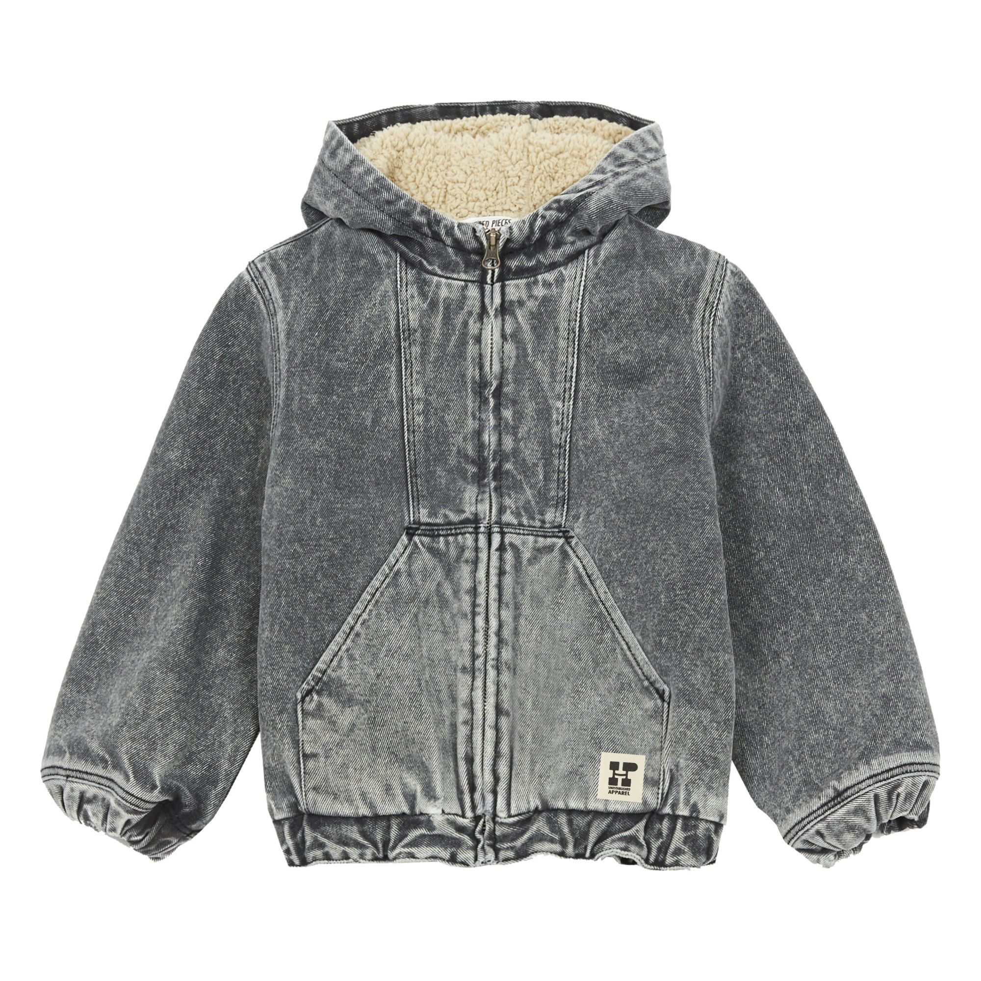 Hundred Pieces - Veste Fourrée Denim - Garçon - Gris