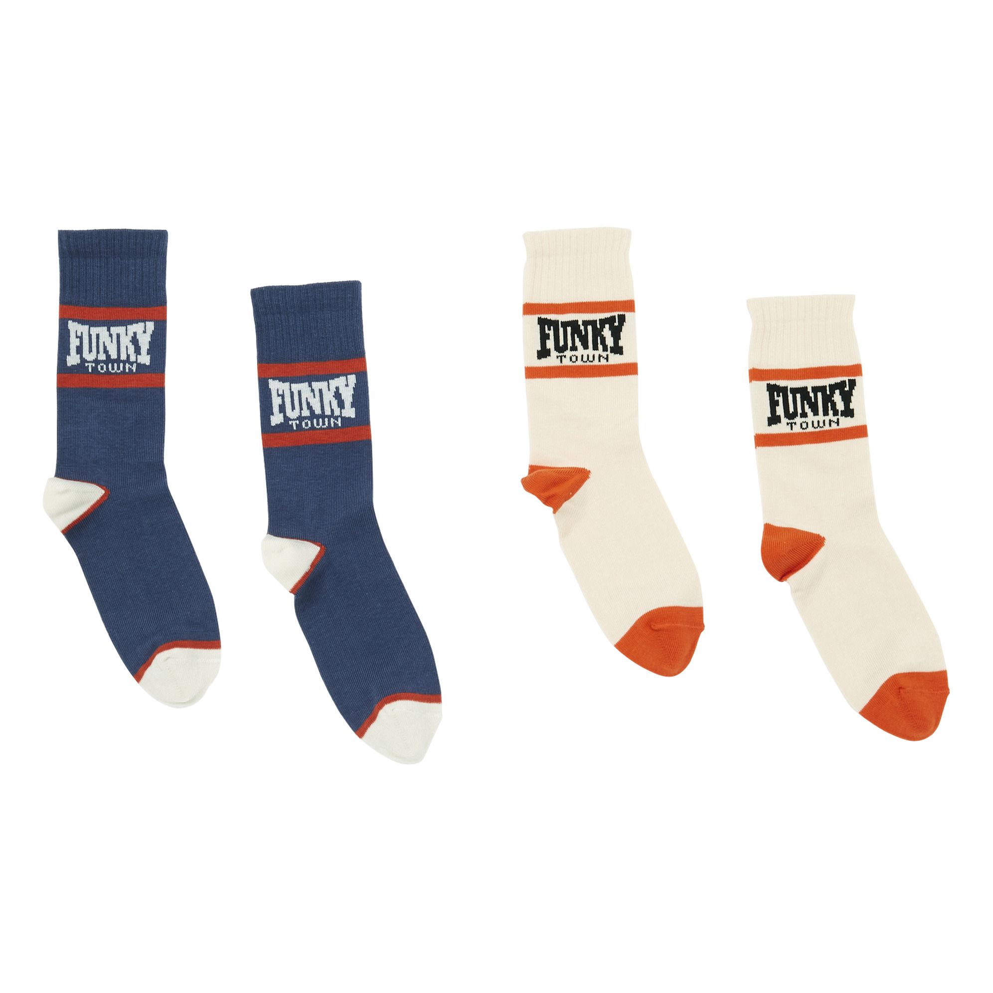Hundred Pieces - Set Chaussettes Funky - Garçon - Bleu