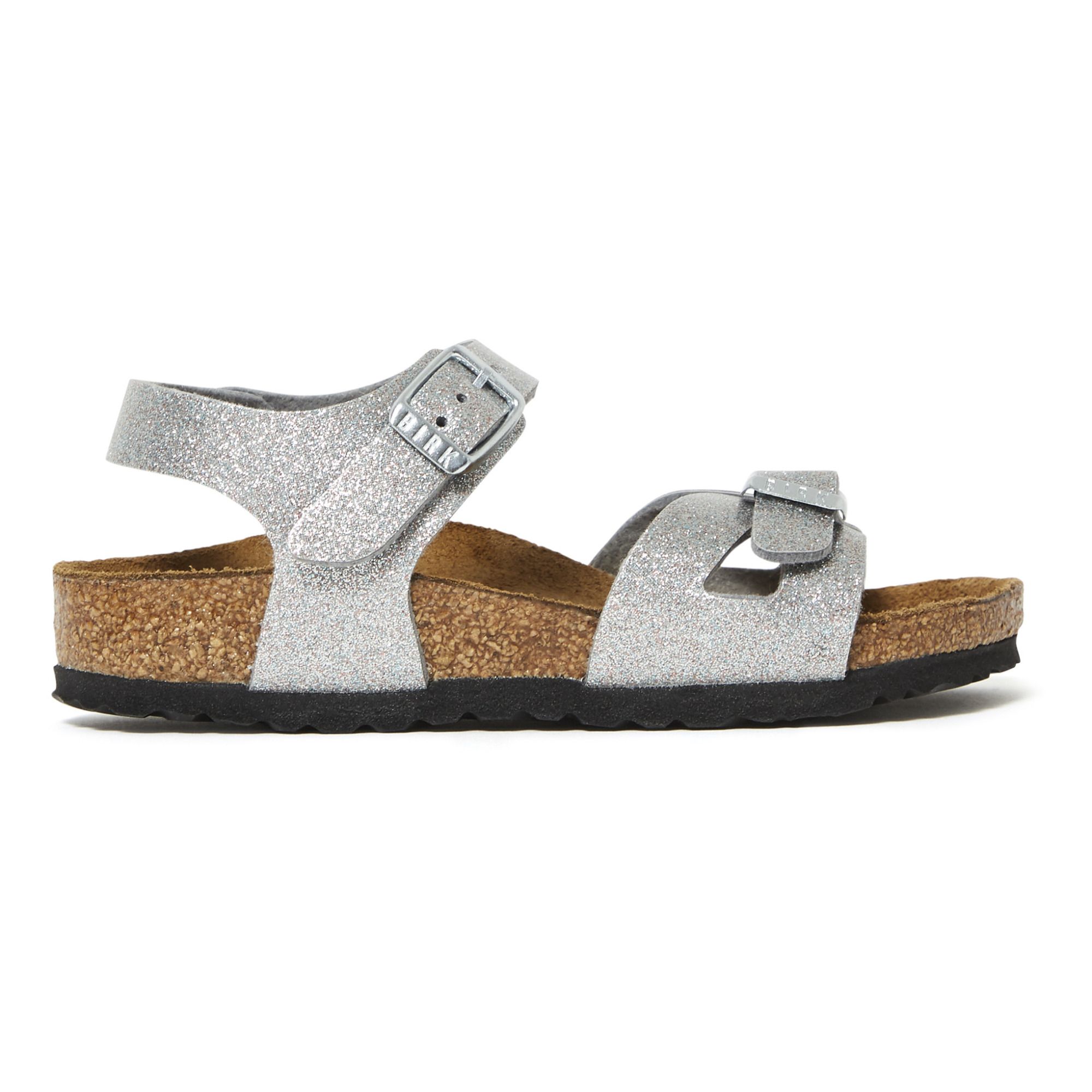 Birkenstock - Sandales Rio Glitter - Fille - Argenté
