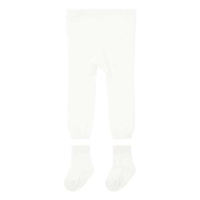 Legging + Chaussettes Marshmallow | Blanc