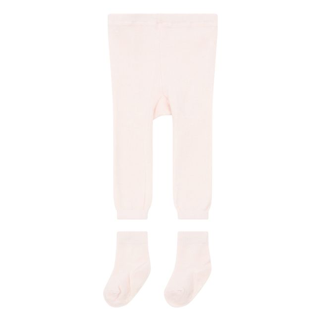 Legging + Chaussettes Marshmallow | Rose