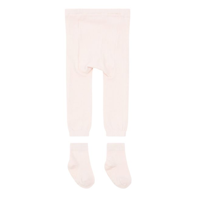 Legging + Chaussettes Marshmallow | Rose