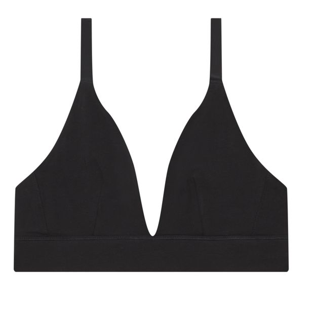 Organic Cotton Triangle Bra Black Organic Basics Fashion Adult Smallable