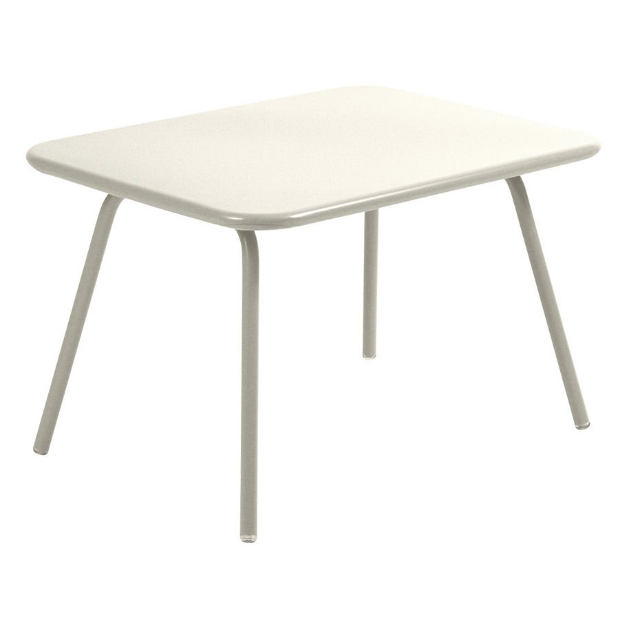 Fermob - Table Luxembourg pour enfant en aluminium - 76x55,5 cm - Gris argile
